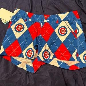 Loudmouth Cubs Argyle Shorts Sz 2